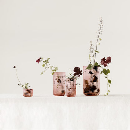 Lyngby Porcelaen Vase — Burgundy