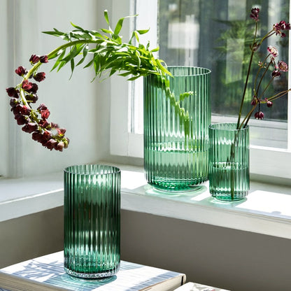 Lyngby Porcelaen Vase — Green