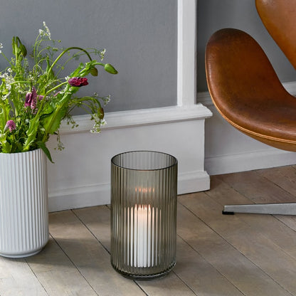 Lyngby Porcelaen Vase — Smoke