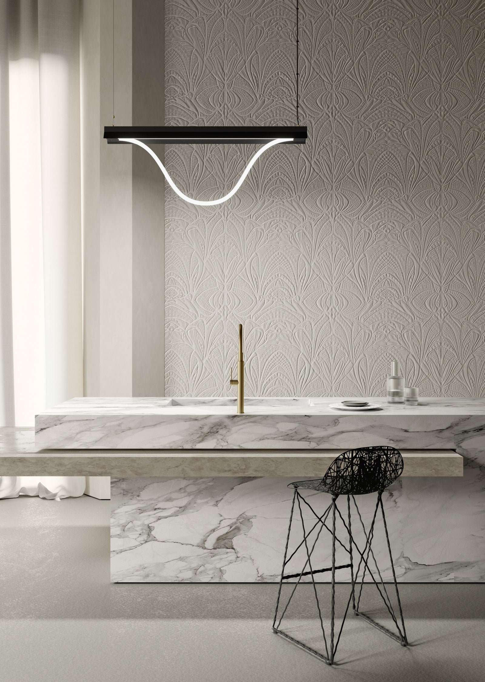 Tubelight Pendant Lamp
