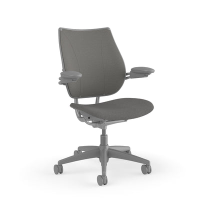 Liberty Task Chair With Upholstered Back — Adjustable Duron Arms