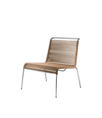 M20L Teglgaard Lounge Cord Chair — Brushed Brown