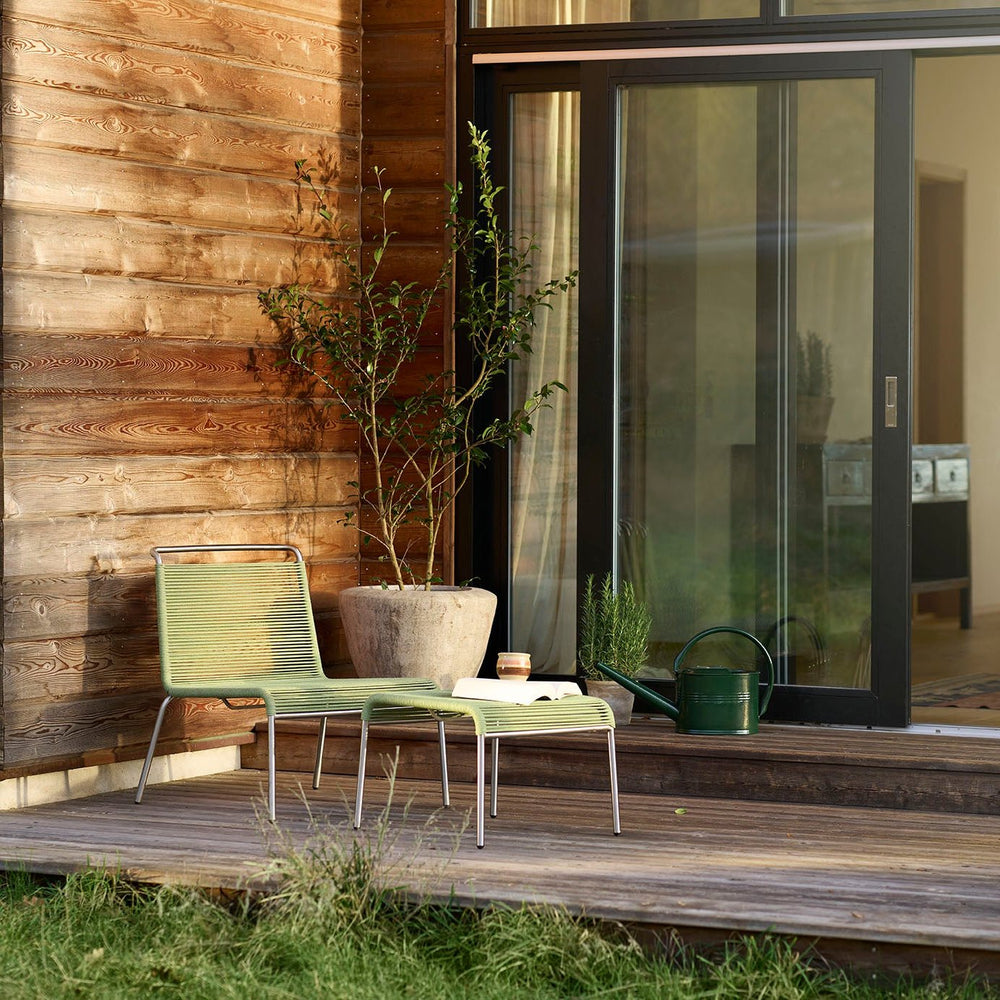 M20L Teglgaard Lounge Cord Chair — Brushed Green