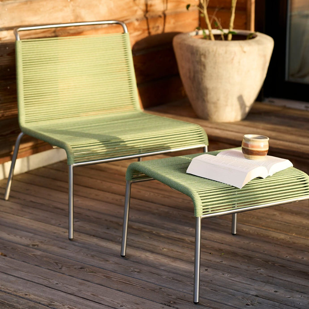 M20S Teglgaard Cord Footrest — Brushed Green