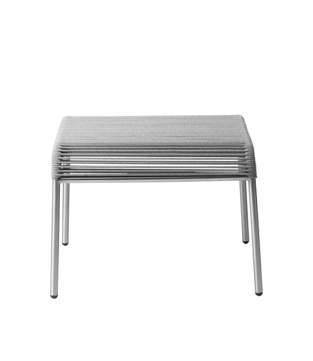 M20S Teglgaard Cord Footrest — Brushed Light Grey