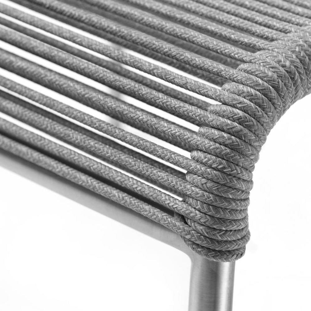 M20S Teglgaard Cord Footrest — Brushed Light Grey