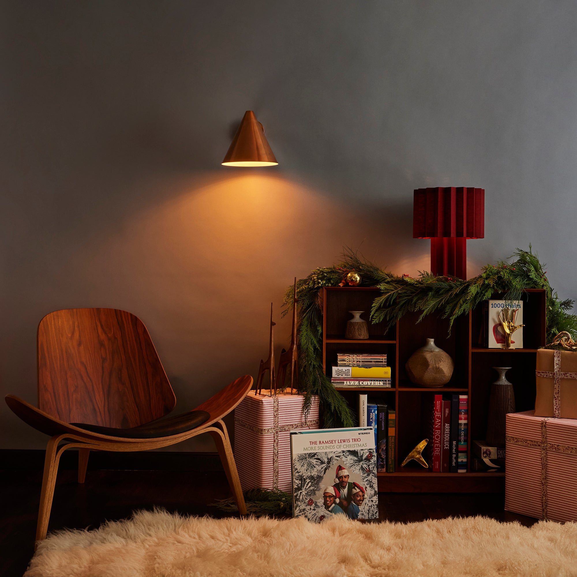 Plisse Table Lamp