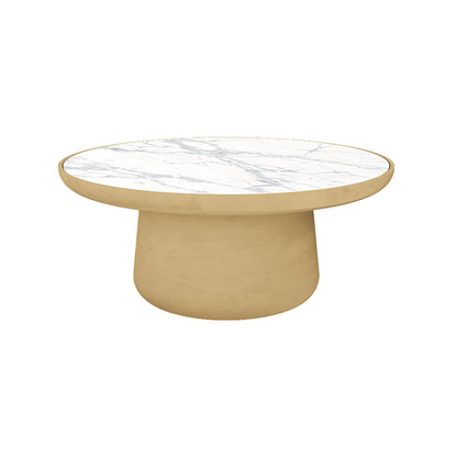 Maana Coffee Table with Inlay — Round