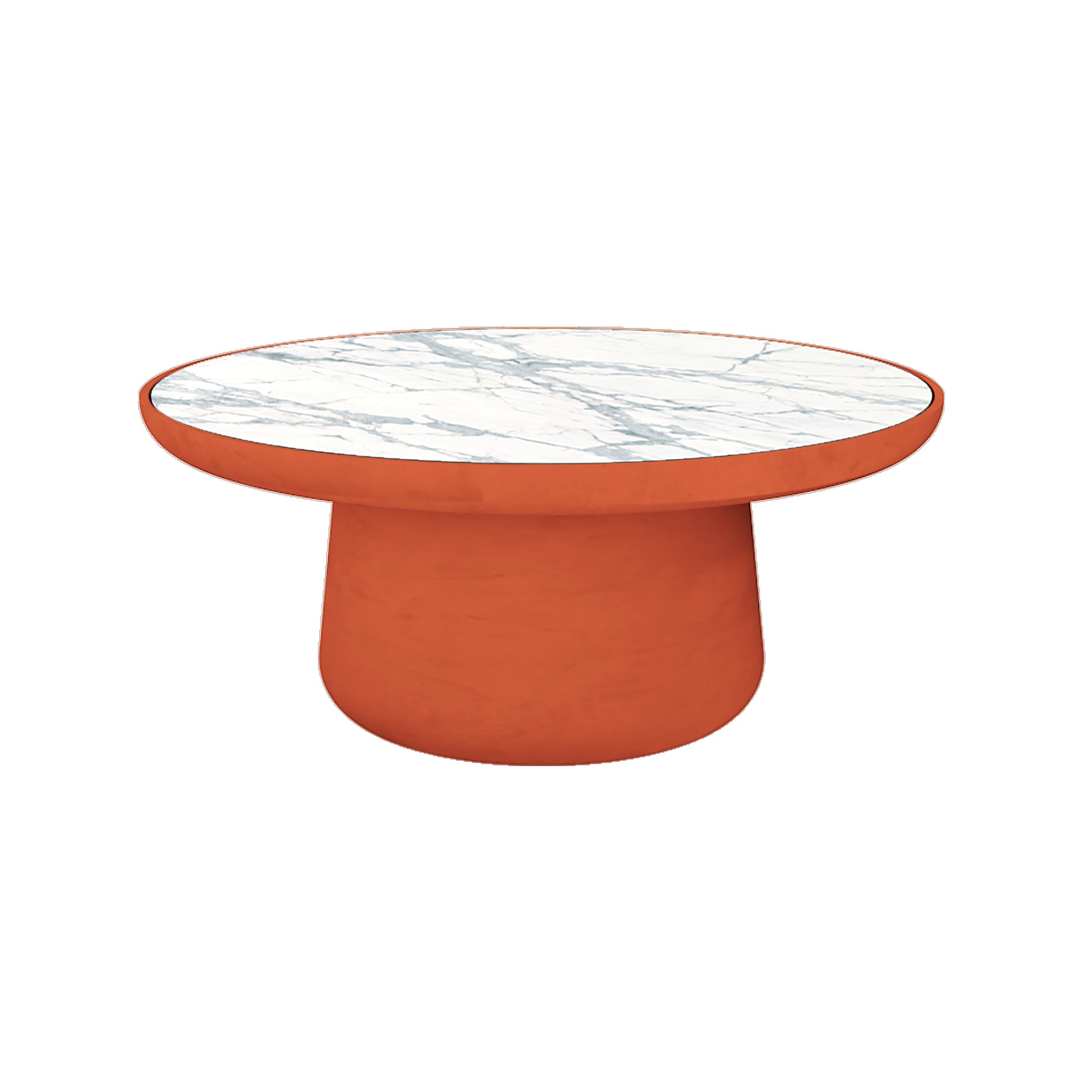 Maana Coffee Table with Inlay — Round