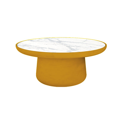 Maana Coffee Table with Inlay — Round