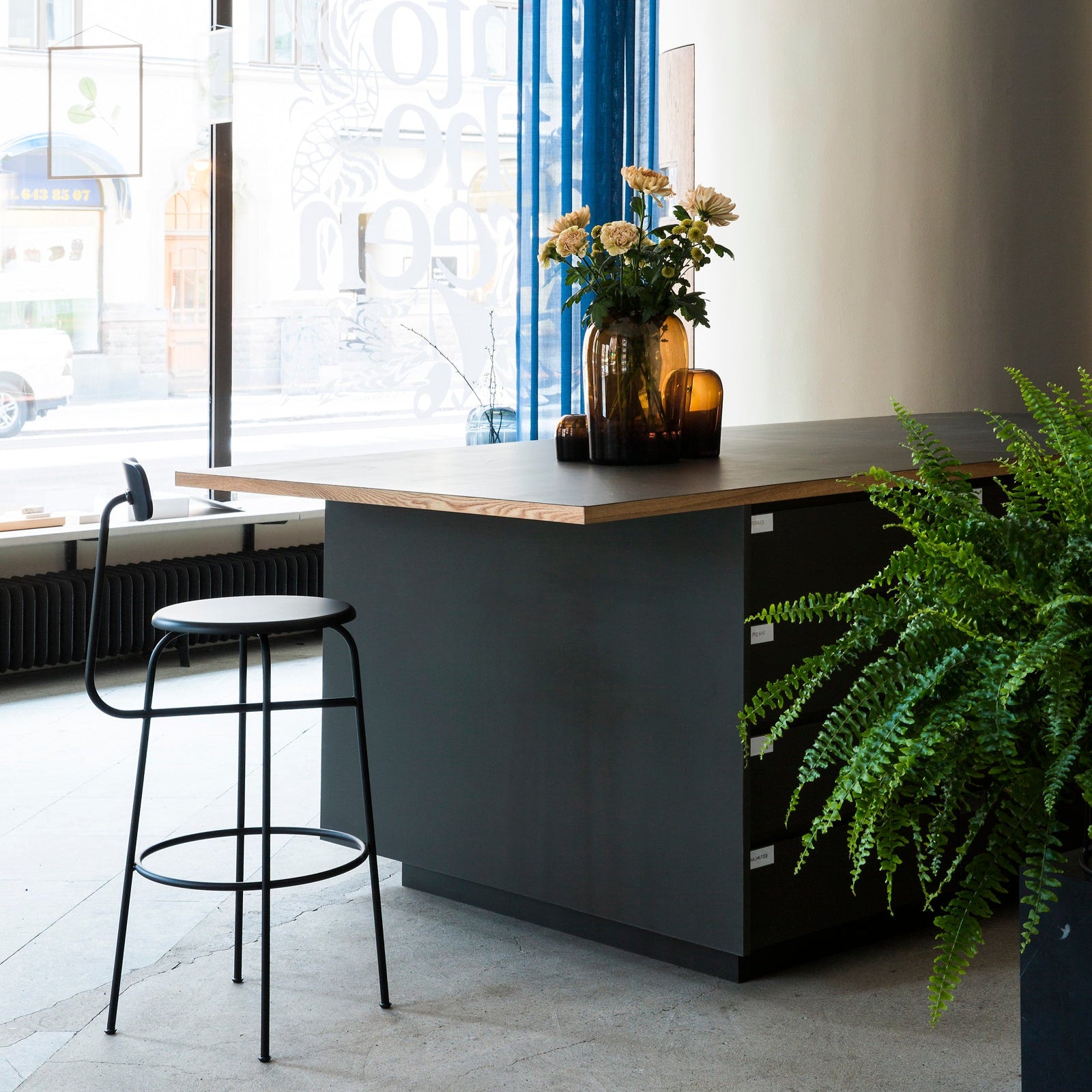 Afteroom Counter and Bar Chair — Wood