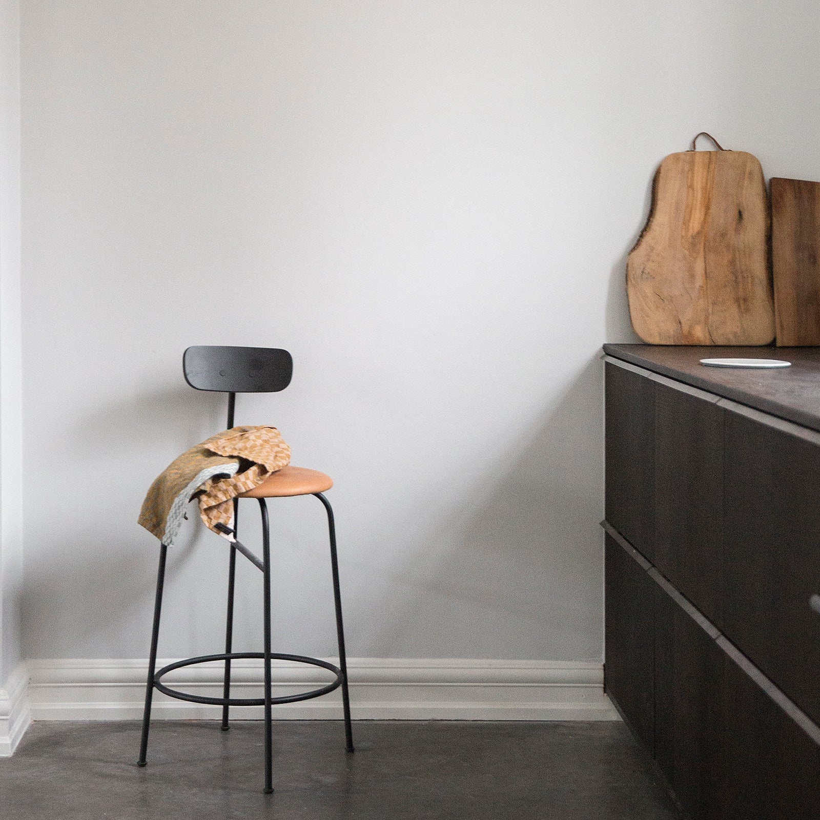 Afteroom Counter and Bar Chair — Upholstered Seat