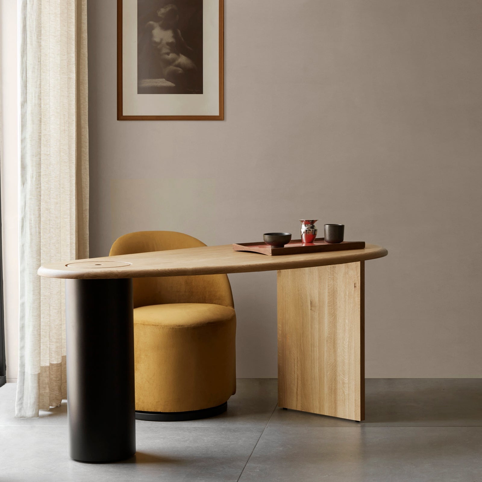 Tearoom Side Chair with Return Swivel