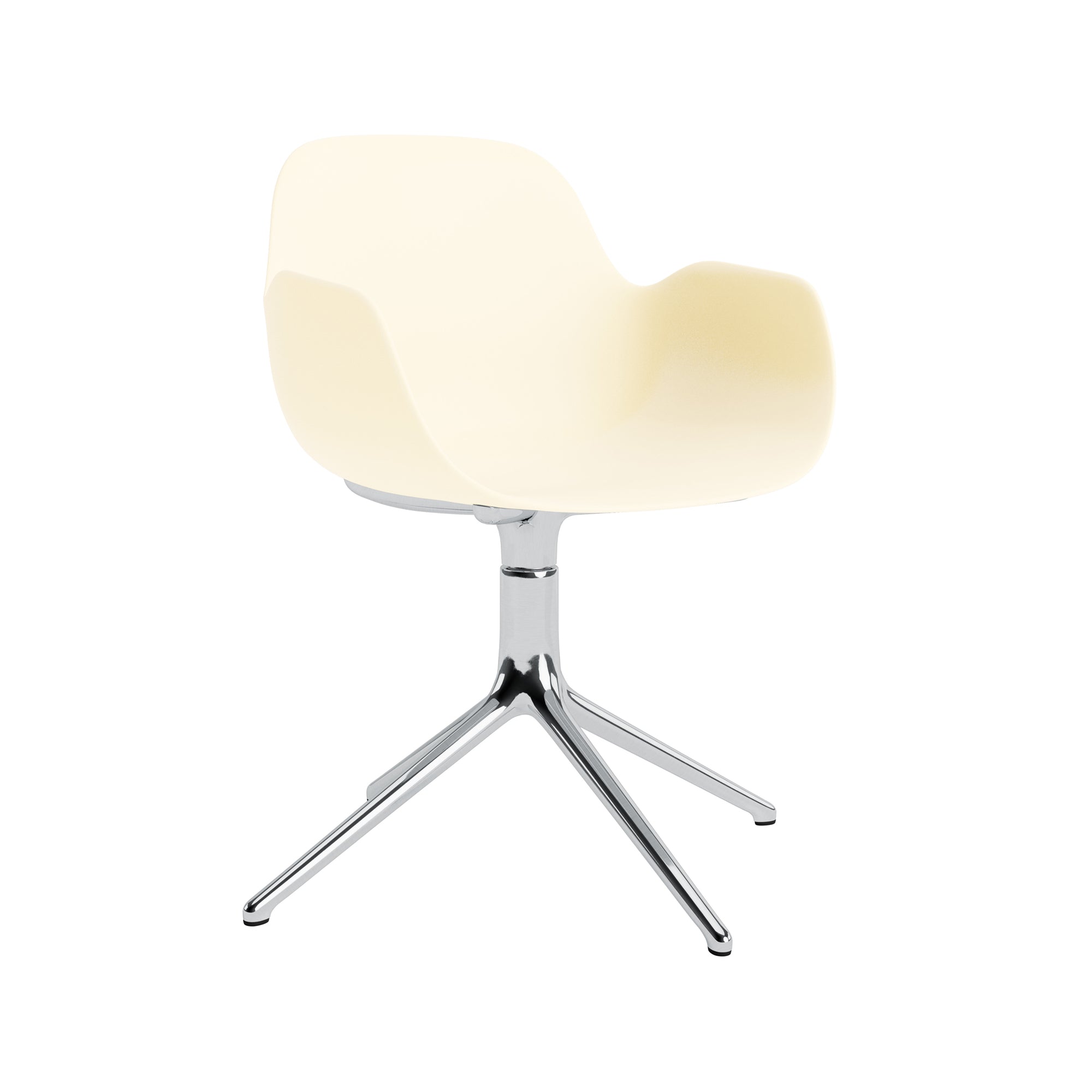 Form Swivel Armchair — 4 Legs