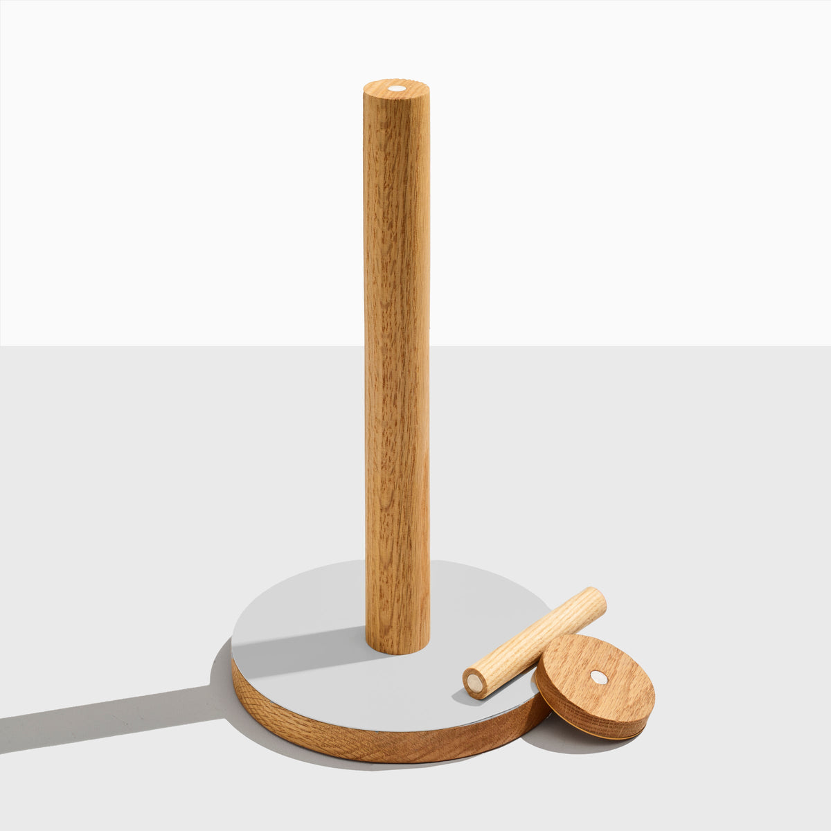 The Paper Towel Keeper - Oak