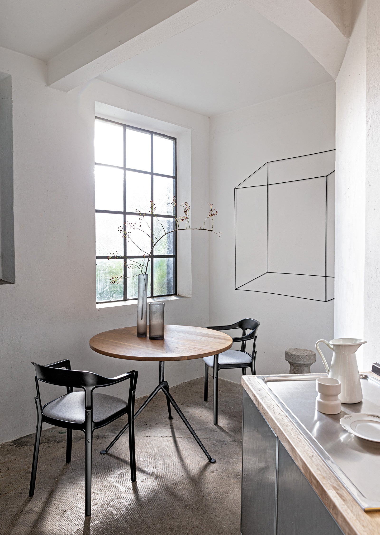 Steelwood Chair — Upholstered