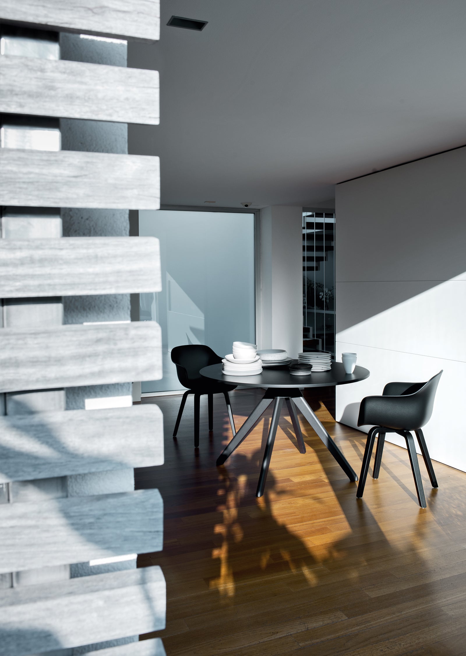 Substance Armchair — Wood Base
