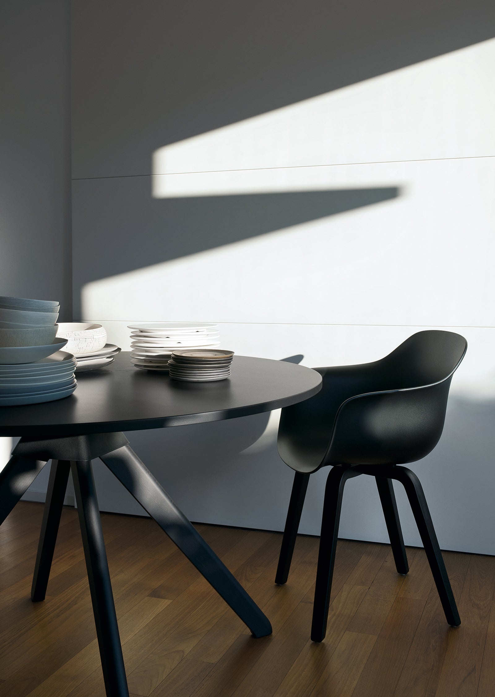 Substance Armchair — Wood Base
