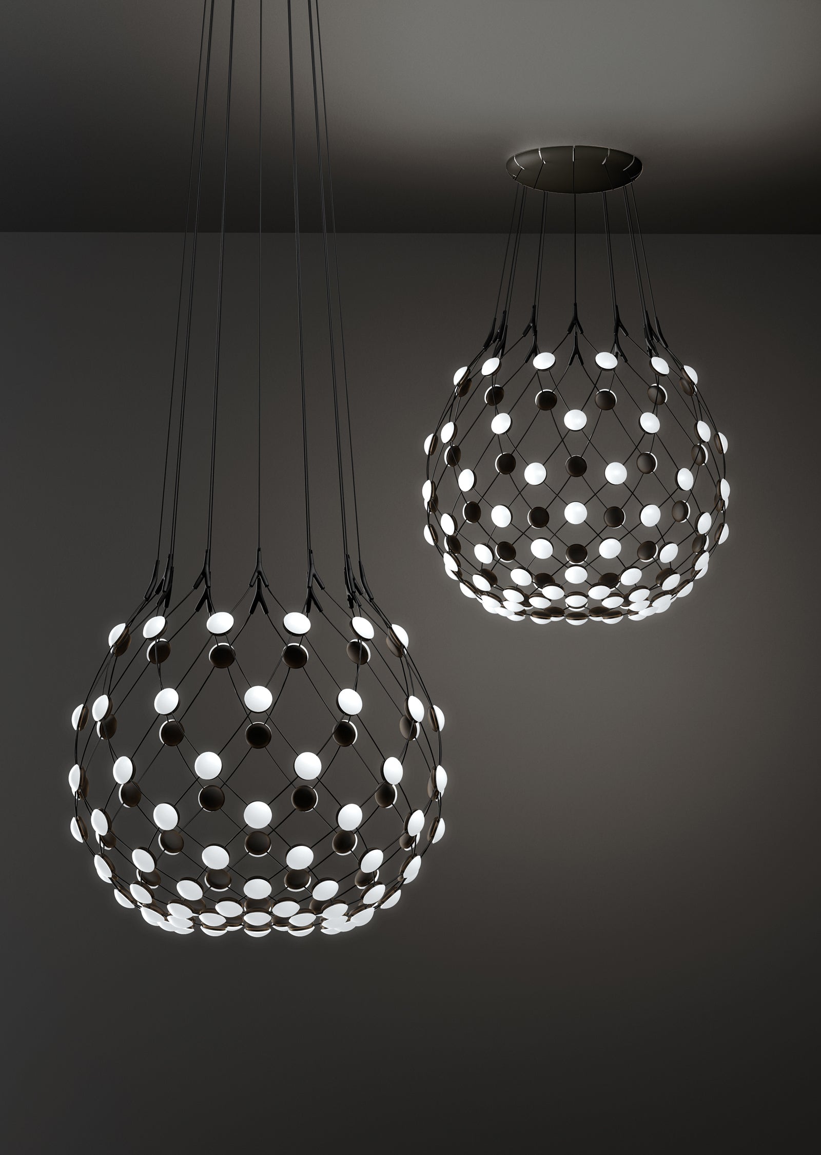 Mesh Suspension Lamp by Francisco Gomez Paz — Rarify