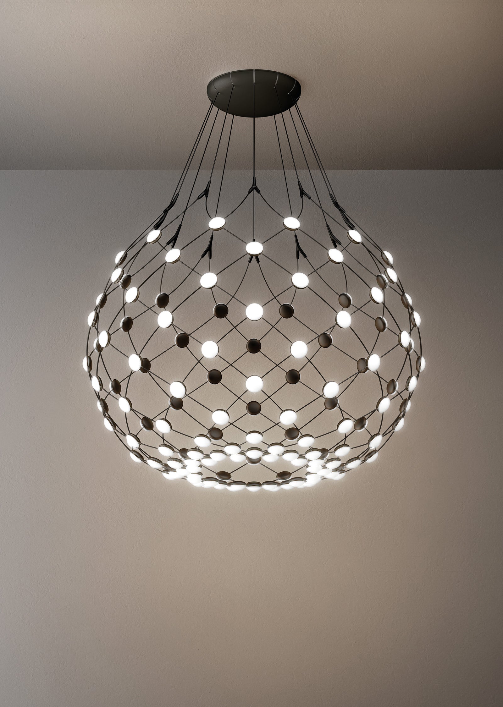 Mesh Suspension Lamp by Francisco Gomez Paz — Rarify