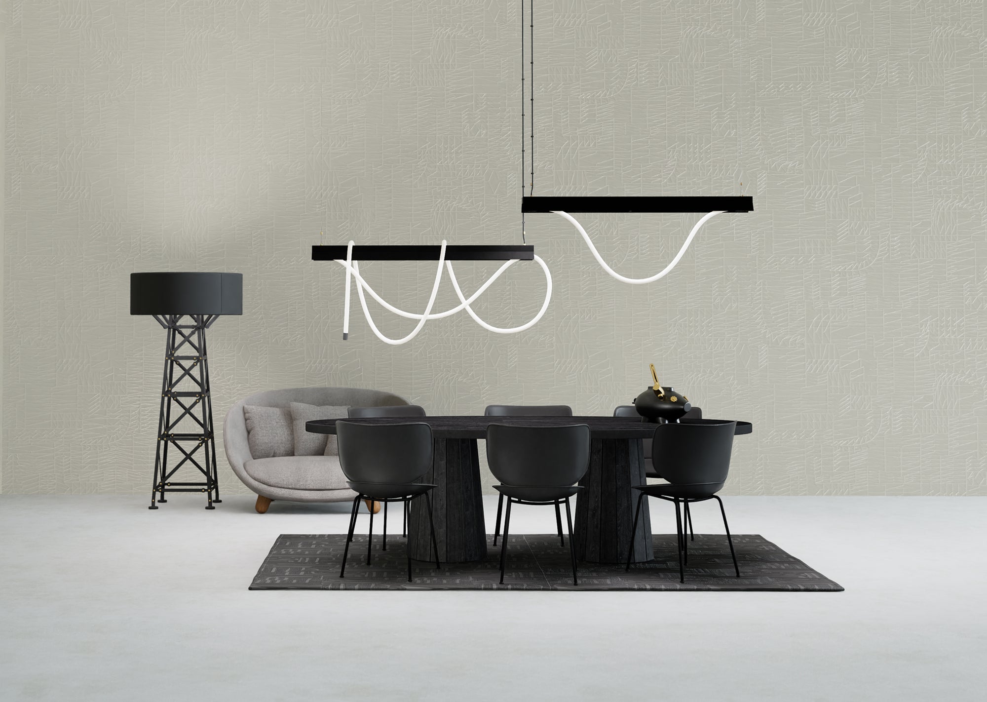 Tubelight Pendant Lamp