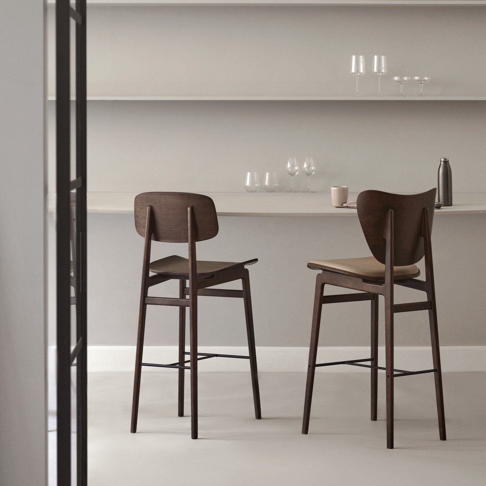 Elephant Bar and Counter Chair — Wood