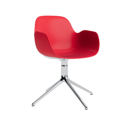 Form Swivel Armchair — 4 Legs