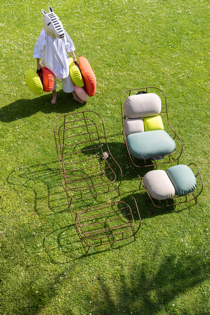 Plasma Lounge Chair and Footrest