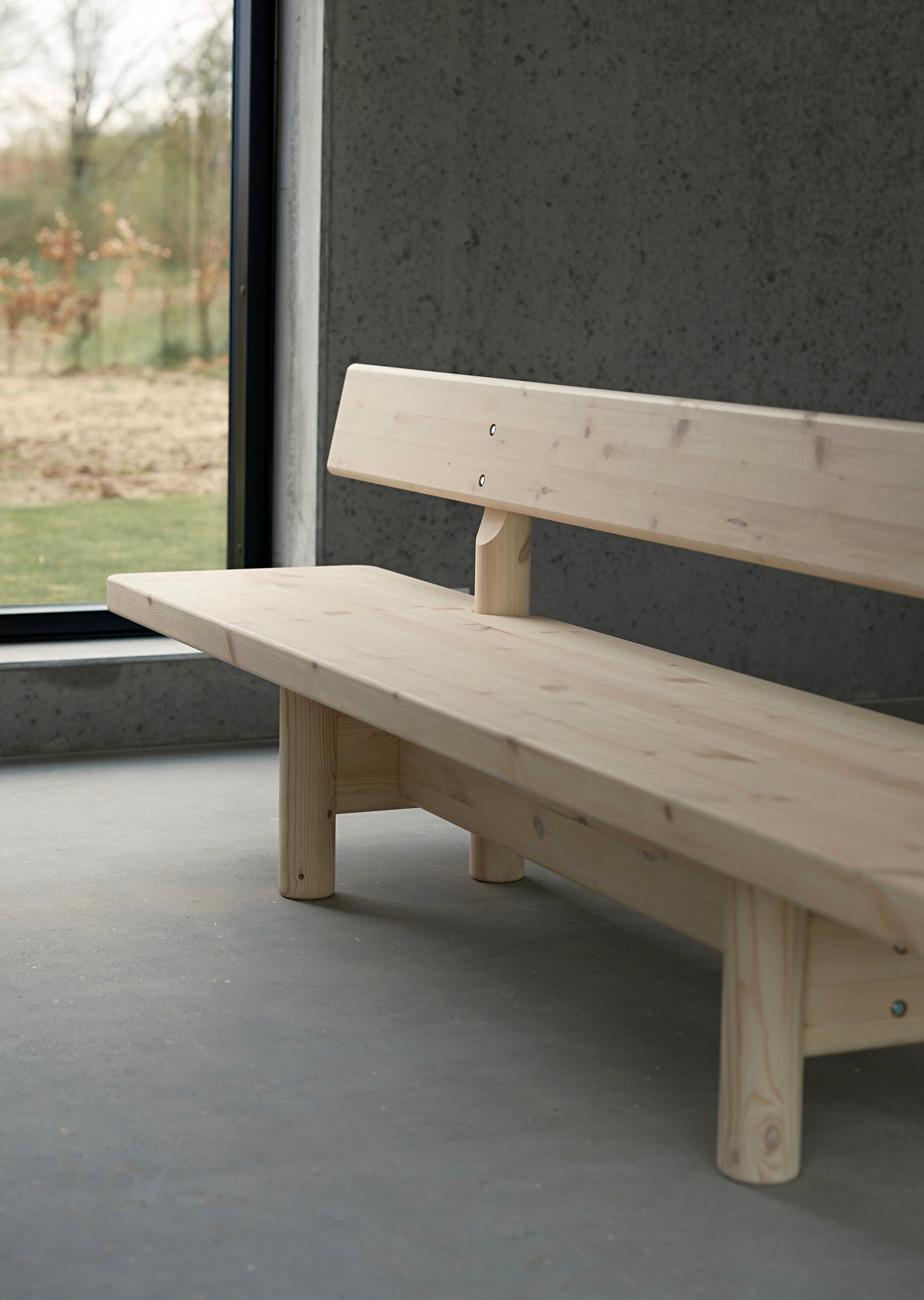 Nordsø Bench with Back
