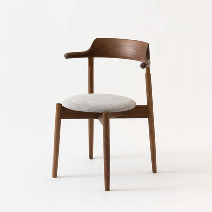 Tsubura Semi Armchair — Upholstered Seat