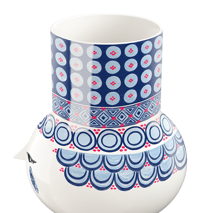 Bjørn Wiinblad Olga Vase — Blue