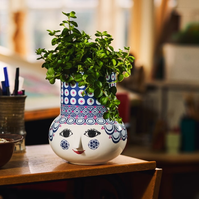 Bjørn Wiinblad Olga Vase — Blue