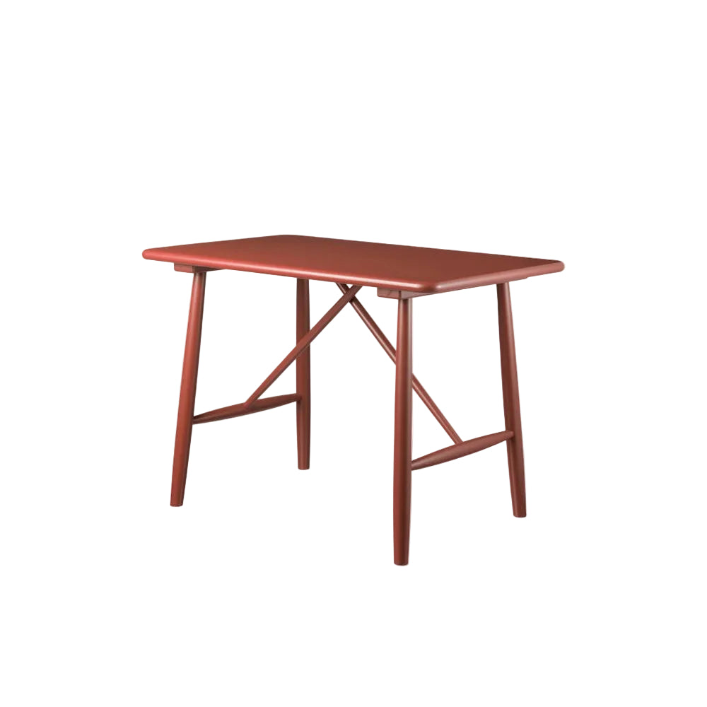 P10 Children’s Table — Red Painted Beech