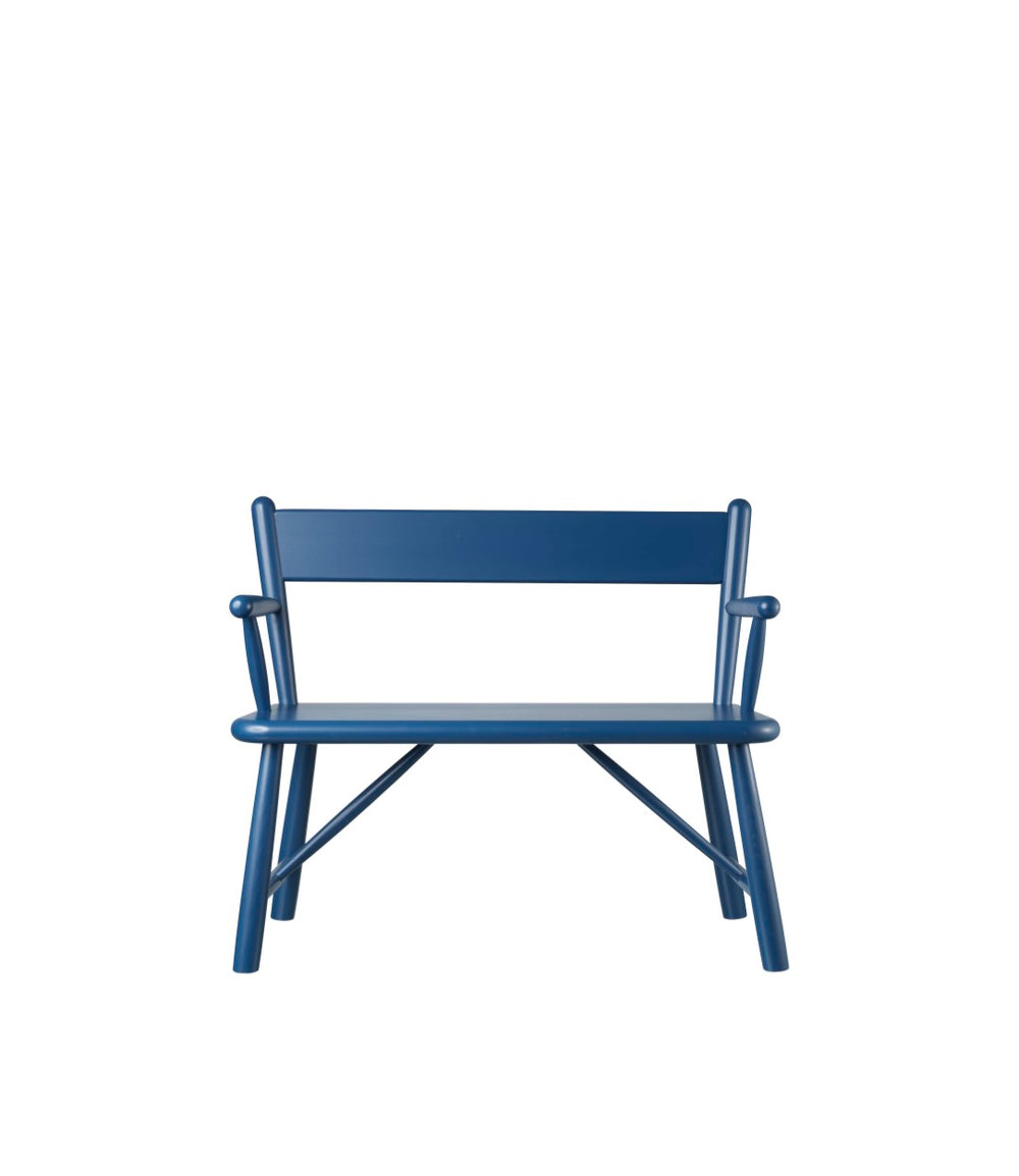 P11 Children's Bench — Blue Painted Beech