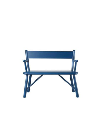 P11 Children's Bench — Blue Painted Beech