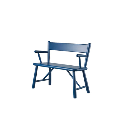 P11 Children's Bench — Blue Painted Beech