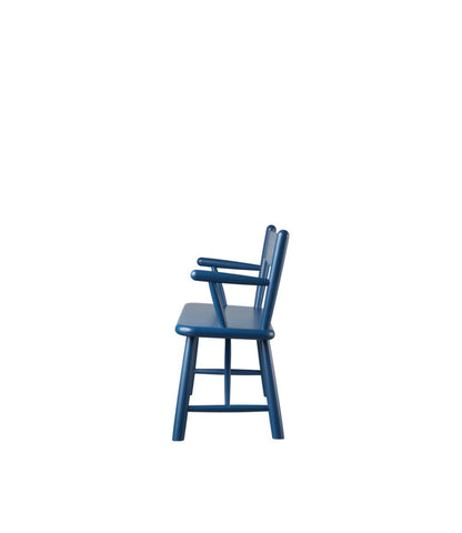 P11 Children's Bench — Blue Painted Beech