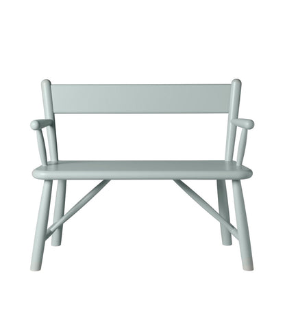 P11 Children's Bench — Blue Grey Painted Beech
