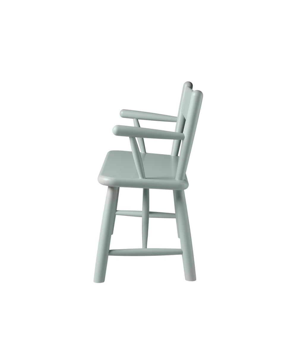 P11 Children's Bench — Blue Grey Painted Beech
