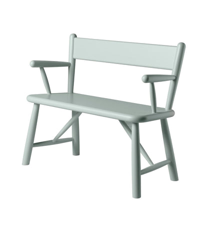 P11 Children's Bench — Blue Grey Painted Beech