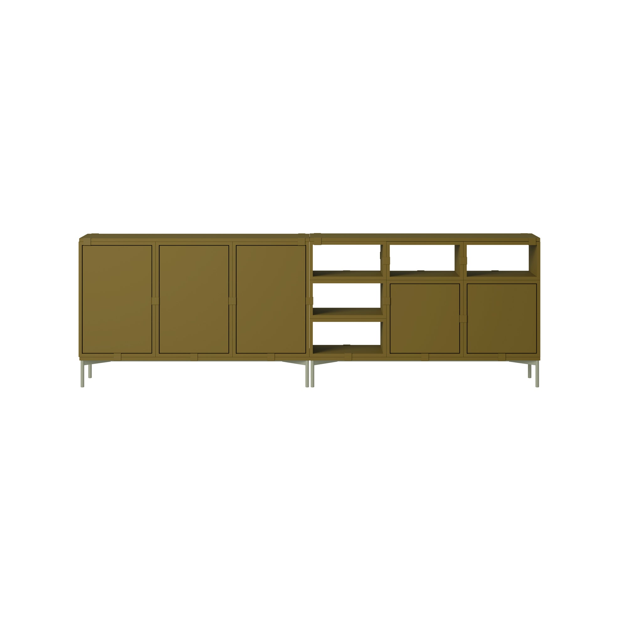Stacked Storage System — Sideboard Configuration 2