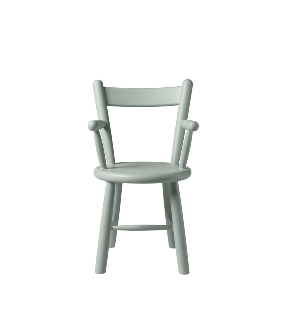 P9 Children's Chair — Blue Grey Painted Beech