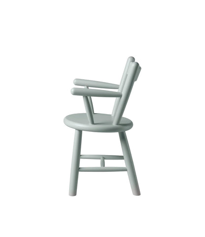 P9 Children's Chair — Blue Grey Painted Beech