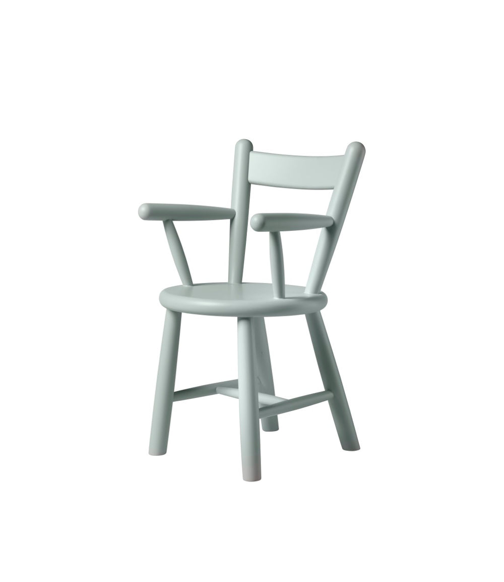 P9 Children's Chair — Blue Grey Painted Beech