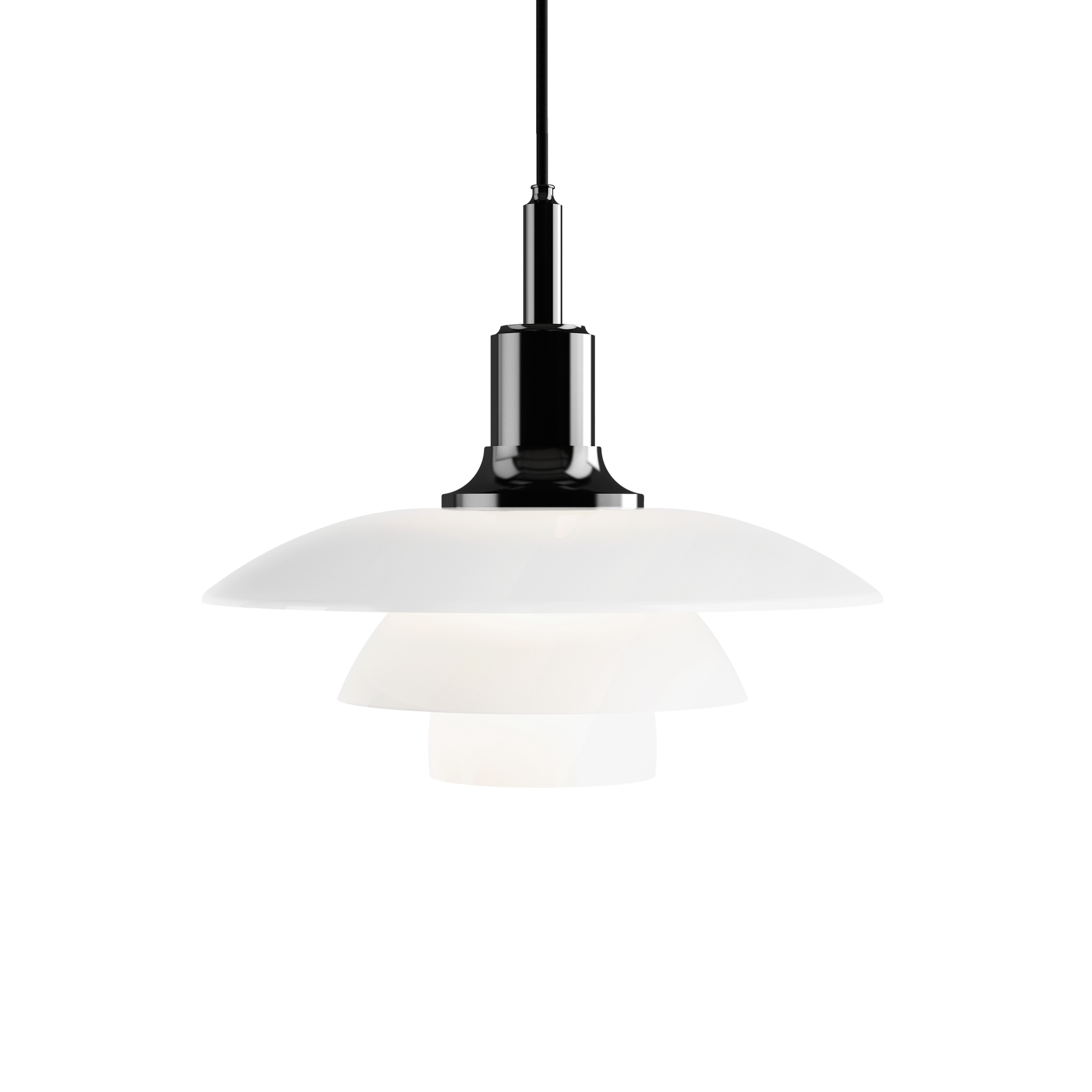 PH 3 ½ — 3 Glass Pendant Lamp