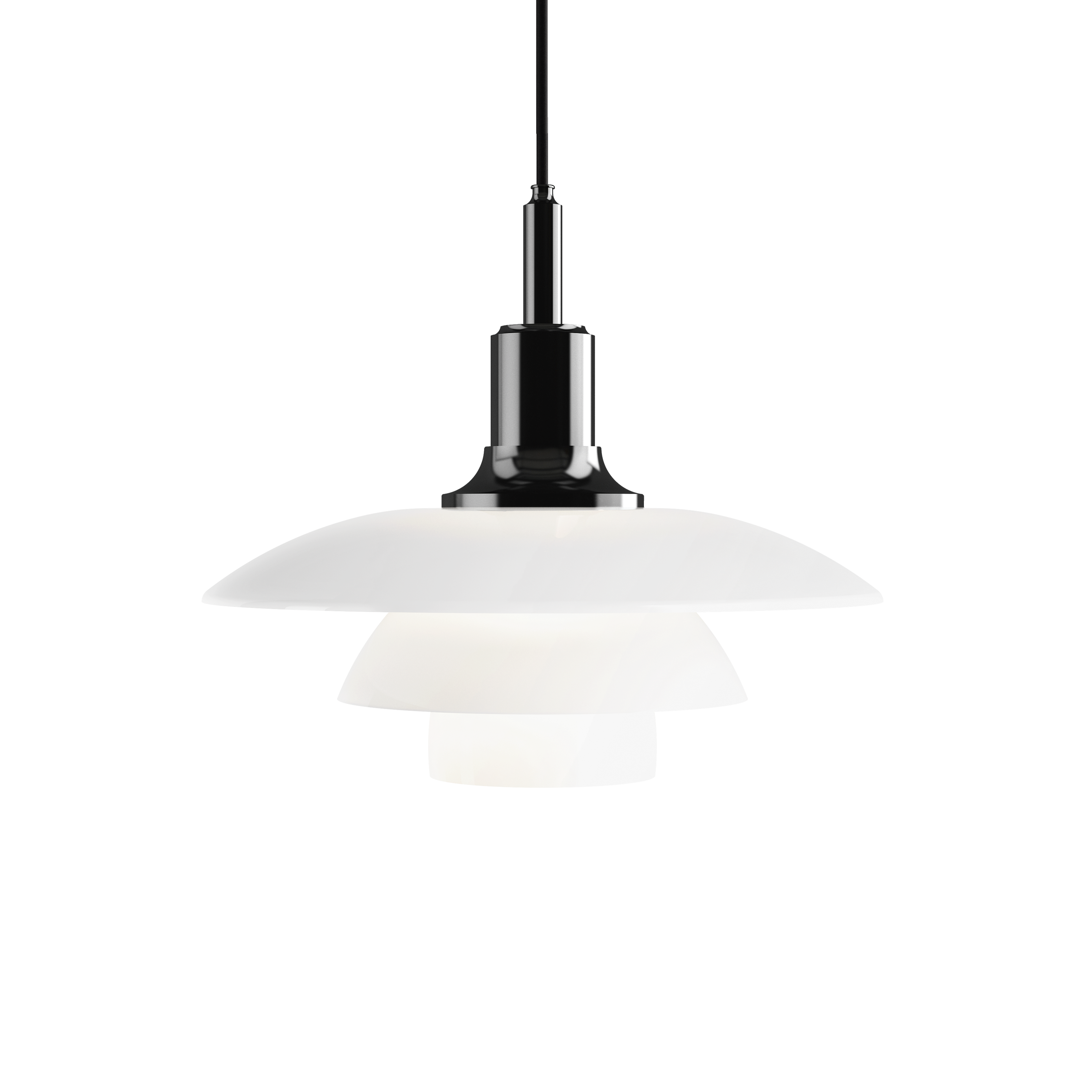 PH 3 ½ — 3 Glass Pendant Lamp