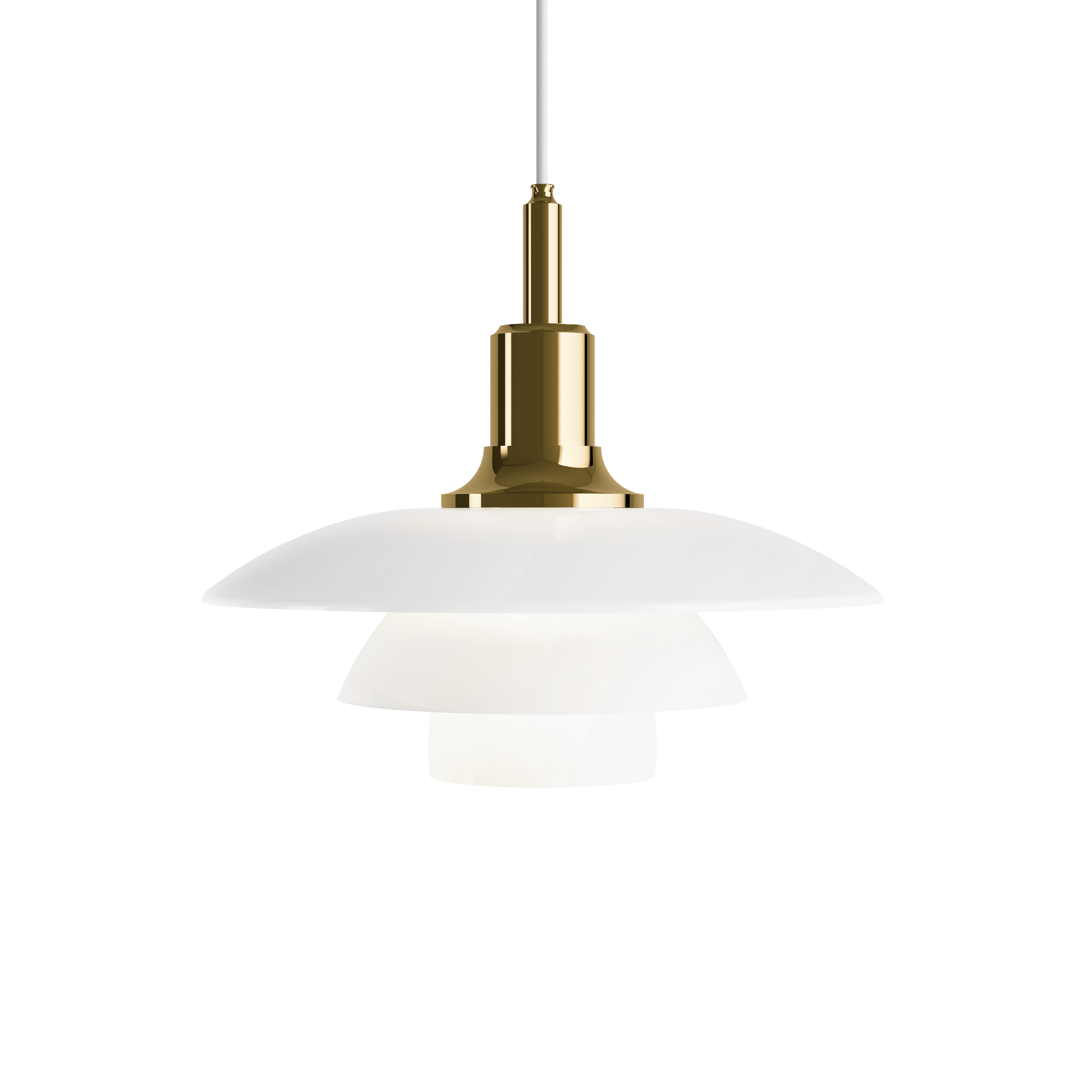 PH 3 ½ — 3 Glass Pendant Lamp