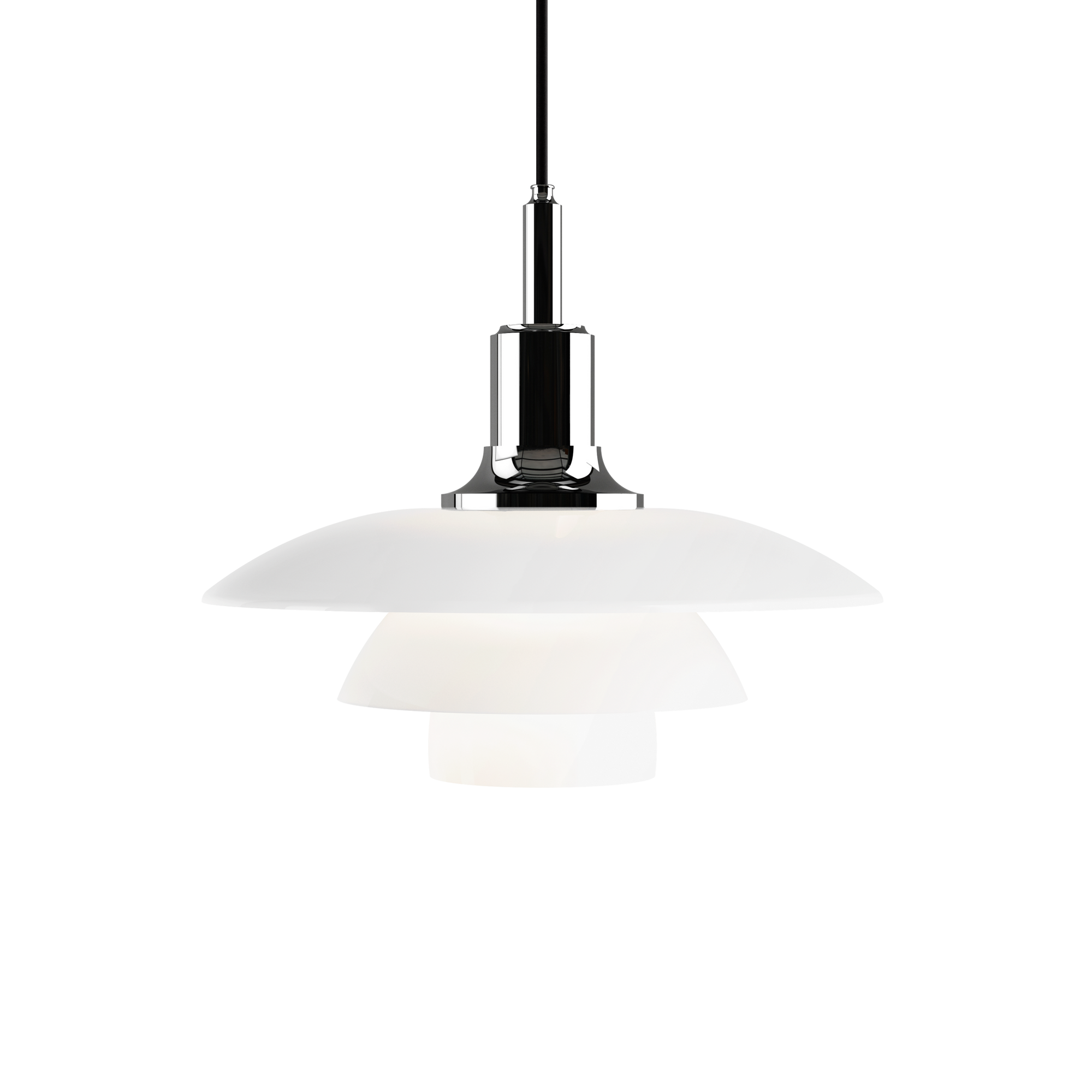 PH 3 ½ — 3 Glass Pendant Lamp