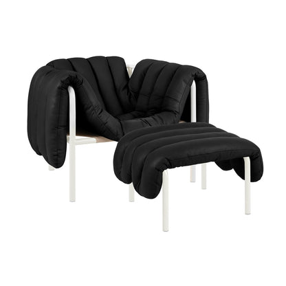 Puffy Lounge Chair and Ottoman