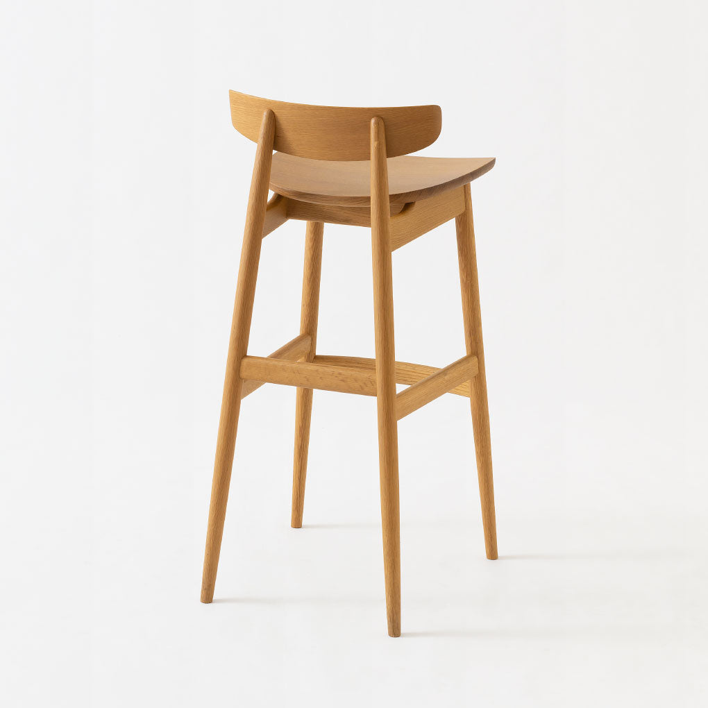 Contract Counter Chair — Wood Seat